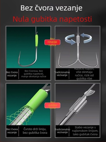 Kuka Dragon Tooth s bodljom, veličina №6, 10 kom u kutiji, za slatkovodni ribolov (rijeke, ribnjaci, jezera, rezervoari, potoci)
