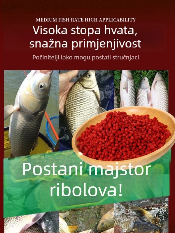 Granulirana mamac za ribolov – univerzalna mamac za ribe, granulirani oblik, kategorija: mamac