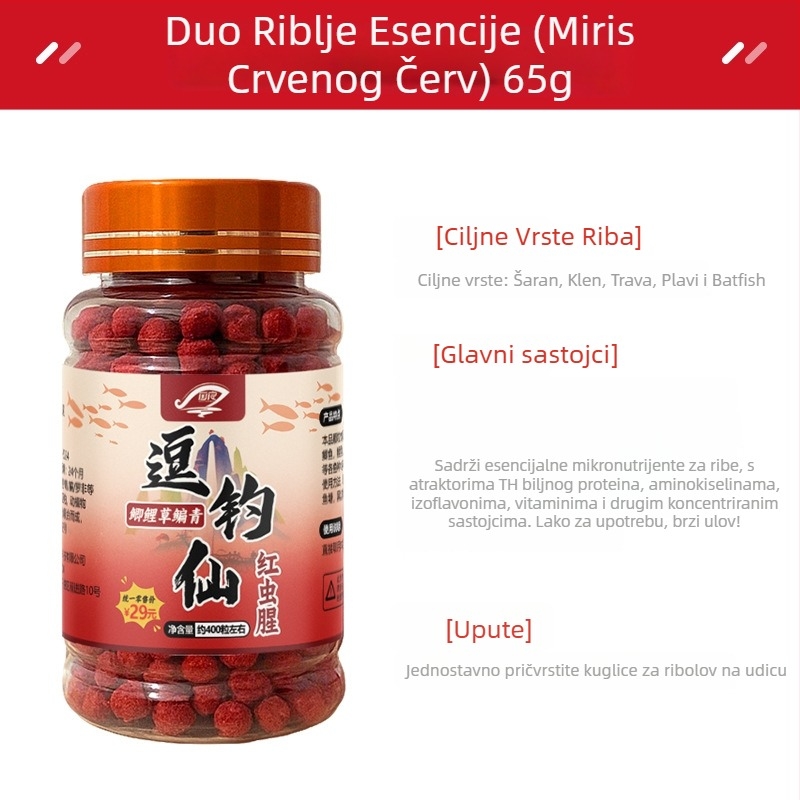 Granulirana mamac za ribolov – univerzalna mamac za ribe, granulirani oblik, kategorija: mamac