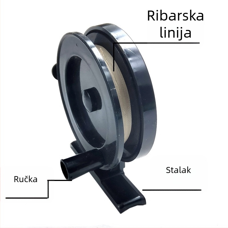 Mulinet za ledni ribolov ANOVA, plastično kućište