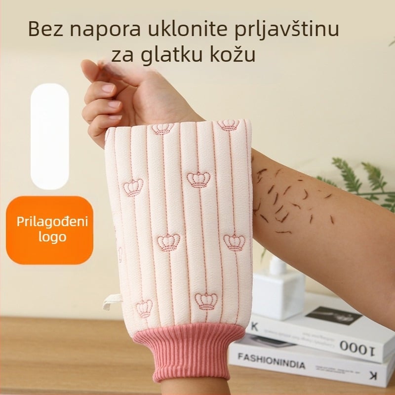 Dvostrani ručnik za kupanje s izvezom krune, prilagodljiv, rayon materijal, univerzalna upotreba