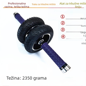 Ab wheel s dvostrukim ležajevima, tih, sklopiv, aluminijski hub