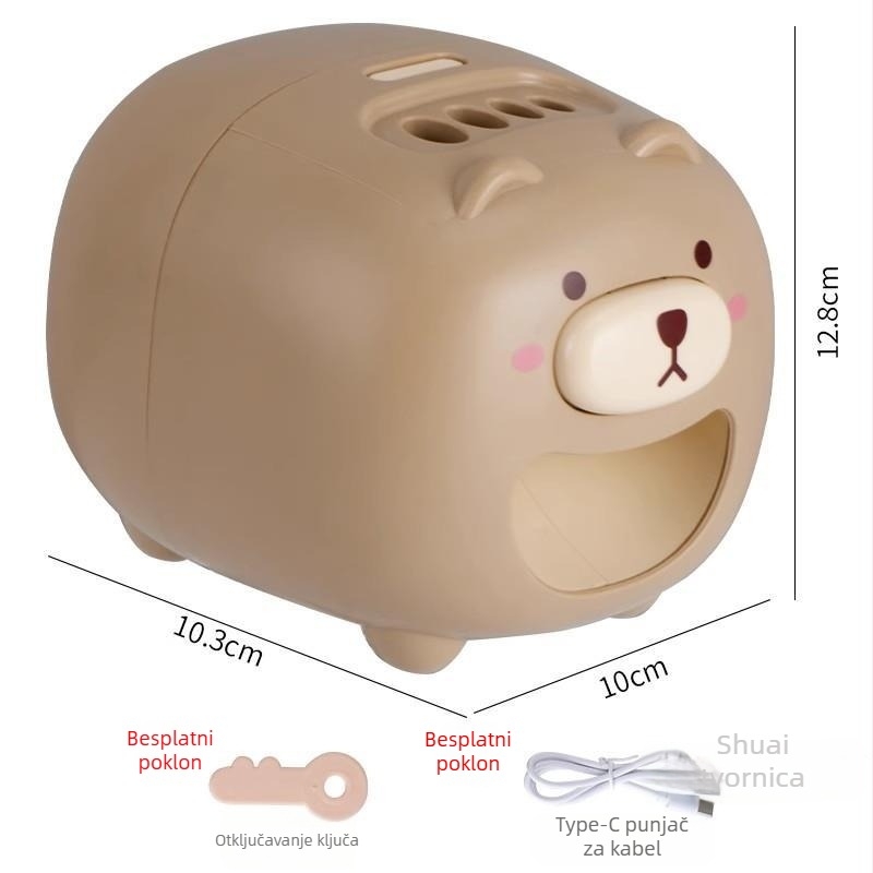 Automatska mašina za ljuštenje sjemenki suncokreta u obliku medvjeda, s mogućnošću otiska logotipa (Brand: Druga; Lansiranje: Proljeće 2017; Materijal: Drugi; Stil: Moderna jednostavnost; Otisak logotipa: Da)