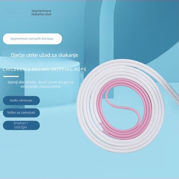 PVC špage s pijeskom za djecu i početnike, bez brojača, s završnim dijelovima 5 mm i srednjim dijelom 3,8 mm