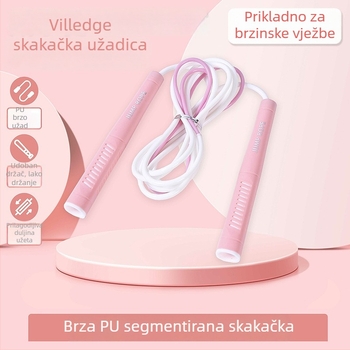 Weilejian PU segmentirano užad za skakanje za početnike, fitness trening