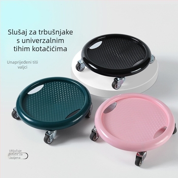 Četverokota disk za vježbanje trbušnih mišića, tih rad, univerzalni model, pogodan za ured, dom i vani – težina 0,85 kg