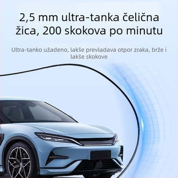 Čelično užad za preskakanje – Aurora speed, PP materijal, fitnes oprema za školske sportove, proljeće 2026