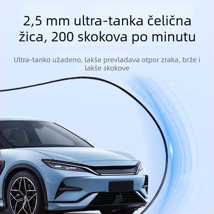 Čelično užad za preskakanje – Aurora speed, PP materijal, fitnes oprema za školske sportove, proljeće 2026