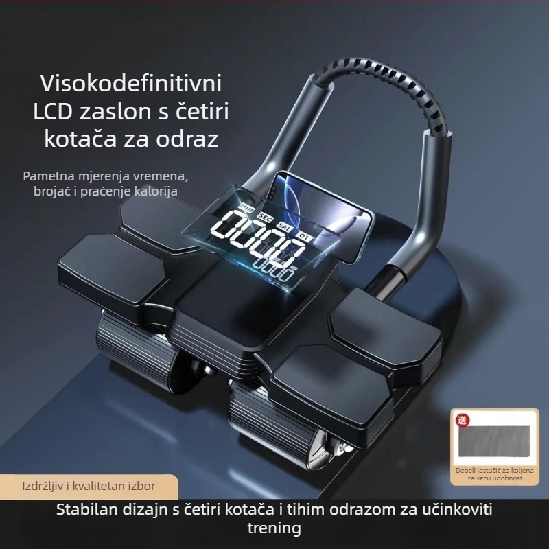 Kotač za trbušne mišiće s LCD zaslonom, brend Good Way, težina 2,5 kg, za ured i kućnu upotrebu