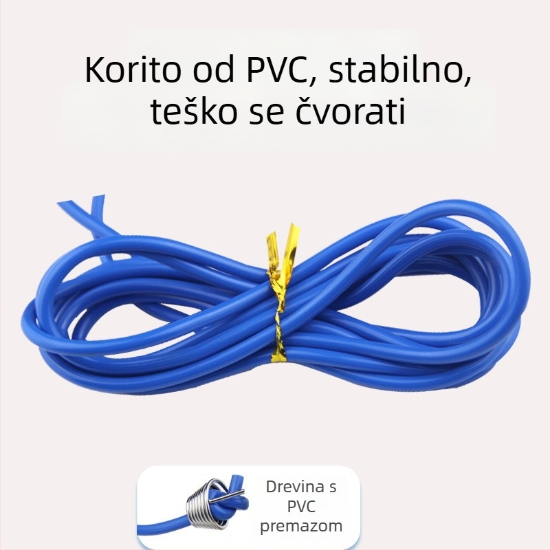 Divine PVC užad za skakanje za fitness treninge, porijeklo iz Linyi, Shandong; pogodno za početnike.