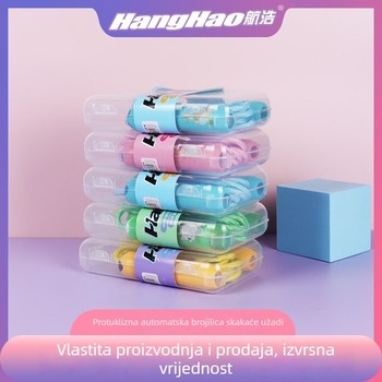Hanghao dječja preskakalica s plastičnim držačima, sprječava zaplitanje, podesiva, u kutiji