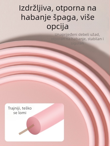 Double Star podesivi brojajući skip rope za učenike – PVC, duljina 275 cm
