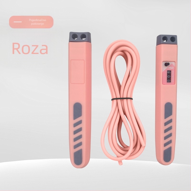 Double Star podesivi brojajući skip rope za učenike – PVC, duljina 275 cm