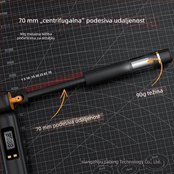 Bežični preskakač za fitness s težiškim kuglicom i brojačem gravitacije, ABS konstrukcija, za žene