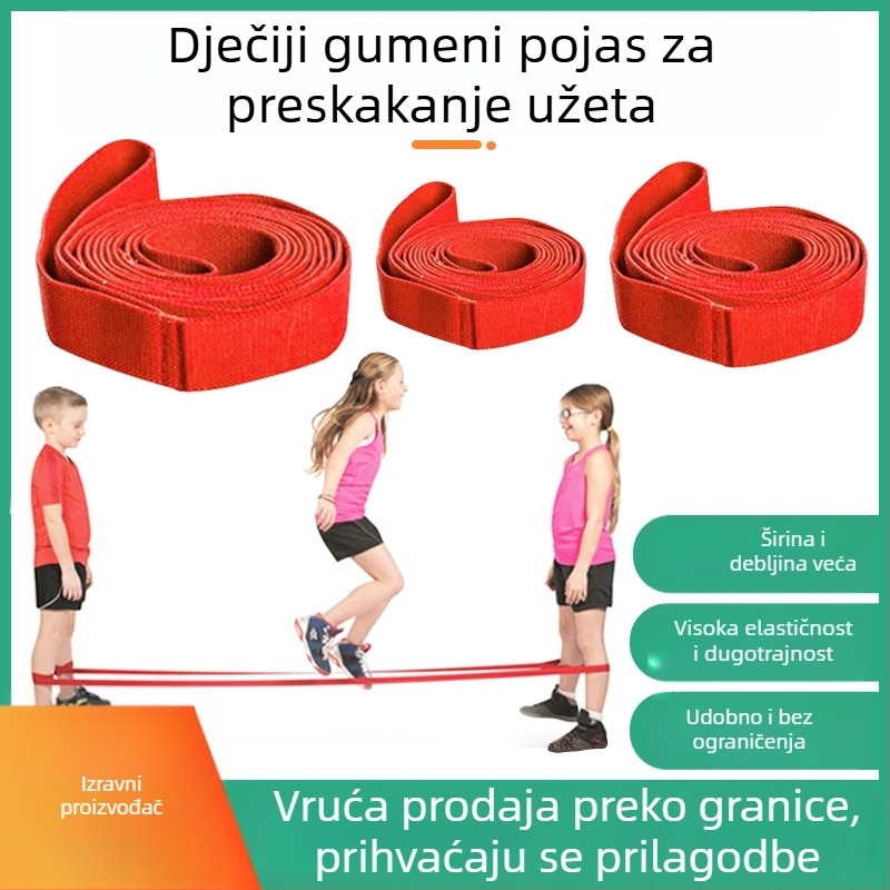 Dugačko najlonsko preskakanje užete za djecu — dječje preskakanje uz roditelje, interaktivno, pogodno za učenike osnovne škole