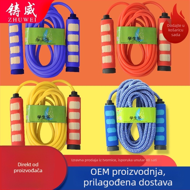 Zhenwei Grupno preskakanje konopa s penastim ručkama, fitnes oprema