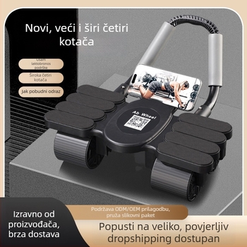 Trbušni kolut s automatskim vraćanjem, četverokotački dizajn, težina 1,9 kg, za ured i kućnu upotrebu
