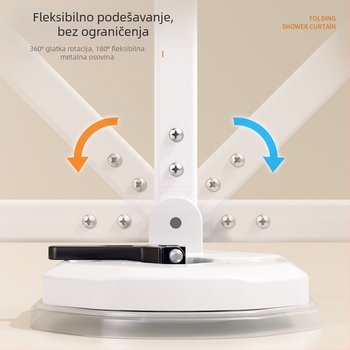 Booker Poliesterska tuš zavjesa – moderno minimalistički stil