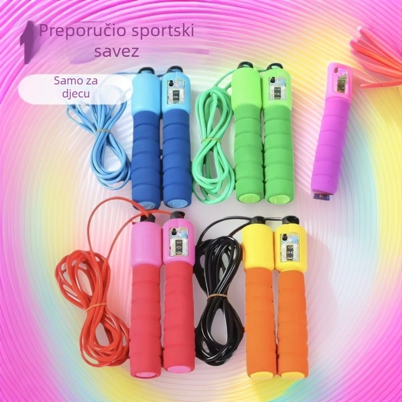 Mehaničko brojilo za preskakanje užeta – PP materijal, za djecu, fitness, Strong rope