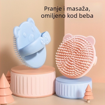 Dječja četka za kupanje s motivom medvjedića – plastična masažna četka