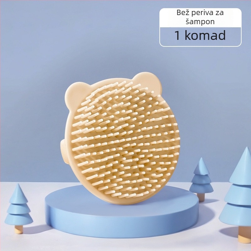 Dječja četka za kupanje s motivom medvjedića – plastična masažna četka