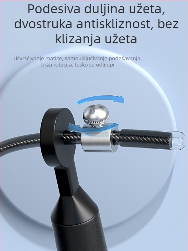 Xtep skakačka užad s ležajevima, PVC, duljina 3 m, fitness oprema, izdanje jesen 2025