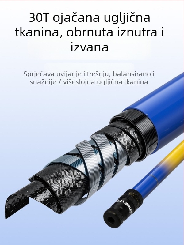 Jiuyan karbonski držač za štap, fiksni, neokretni, nerotirajući, pribor