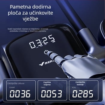 MERACH kolut za trbuh — nerasklopiv, za ured i kućnu upotrebu, fitness oprema