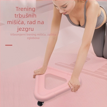 Kotač za trbušne mišiće s kliznim diskom, tih dizajn, model XM, težina 1 kg, ne sklopiv