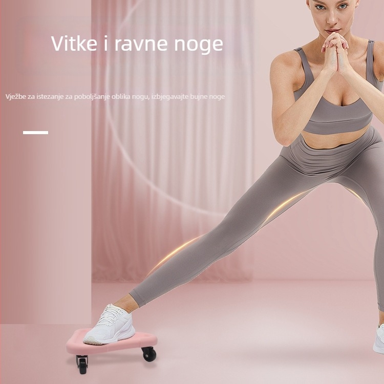 Kotač za trbušne mišiće s kliznim diskom, tih dizajn, model XM, težina 1 kg, ne sklopiv