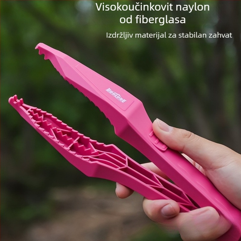 Najlonski hvatač ribe s vlaknastim materijalom i protukliznim špicastim čeljustima