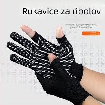Ribarske rukavice s otvorenim prstima za dodirni ekran, ne lijepi mamac, dišeće, protuklizne, zaštita od sunca; za planinarenje, alpinizam i biciklizam — Nothing, najlon, Kina