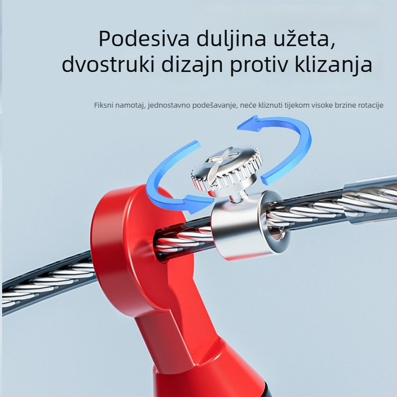 Podesivo PVC preskakanje užeta za fitness i sagorijevanje masti – pogodno za djecu