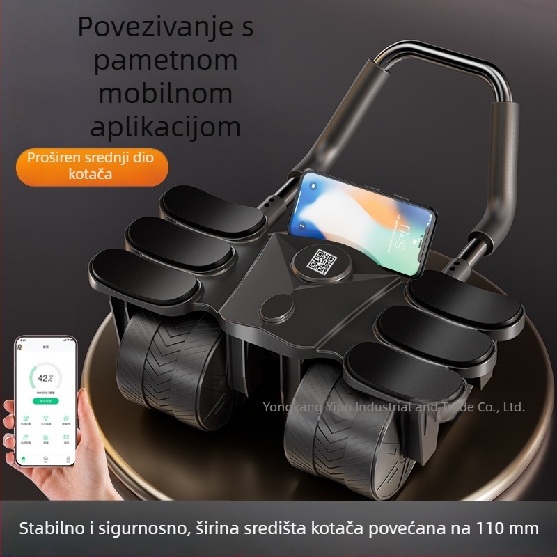 Abdominalno kolut, model Six-hand brace; težina 3 kg; nije sklopiv; pogodno za ured, vani i kućnu upotrebu