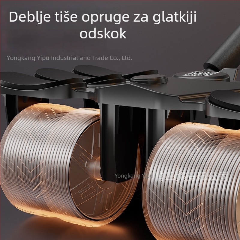 Abdominalno kolut, model Six-hand brace; težina 3 kg; nije sklopiv; pogodno za ured, vani i kućnu upotrebu