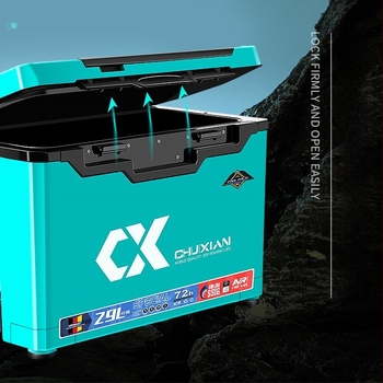 Kutija za ribolov sa kotačićima – prijenosna, ultra lagana, mnogostruka komplet, plastična konstrukcija, kapacitet ispod 9 L