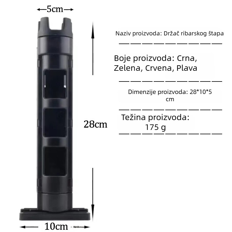 Držač za štapove – plastični, marka FKRJHE, izrađeno u Kini