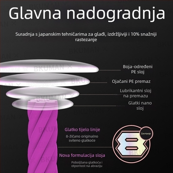 BKUMAN PE glavna linija za ribolov, 2-33 kg, kutija s 100 pladnjeva, jesen 2024