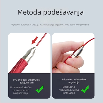 Profesionalna užad za skakanje s automatskim zaključavanjem - PVC užad, Yue Shang, za fitness