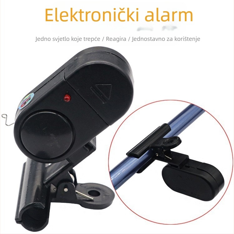 Alarm za morski štap, vodootporna elektronička zvona, automatski senzor ugriza, PE materijal