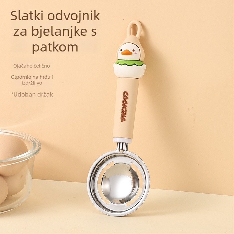 Set za pečenje od nehrđajućeg čelika s mrežicom za brašno, cedilom, filtrirajućim sitom, tučkom za jaja i odvajačem bjelanjaka; ispis logotipa dostupan; idealan poklon; ručna izrada