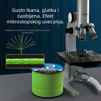 Glavna ribolovna linija Sichuan Diaoyu, PE materijal, jaka, pakiranje 500 komada