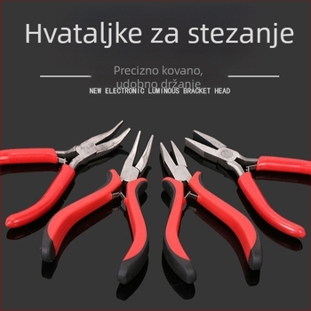 Joist klešta za vezivanje žice s plosnatim i špičastim otvorom – za učvršćivanje kuki i ribarske linije, čelični alat