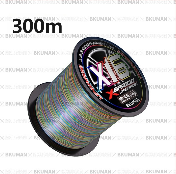 BKUMAN PE glavna ribolovna linija, snaga 3–33 kg, 100 kalemova u kutiji