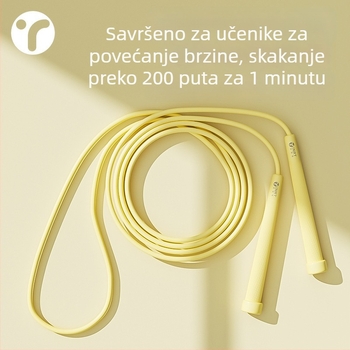 Brzo skakačko uže za djecu – PVC uže, profesionalno za početnike, pogodno za prvi razred