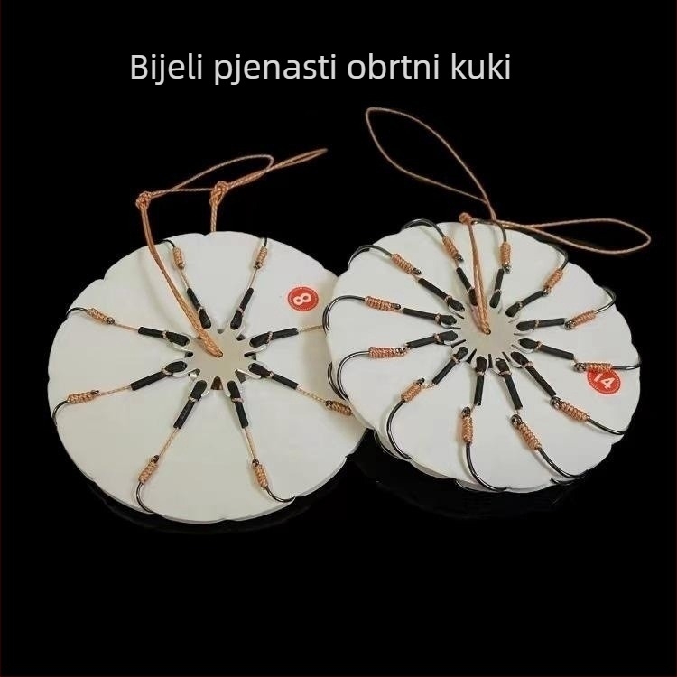 Ribolovna udica s bodljama, obična udica, pakiranje 500 kom., mjesto ribolova: vodeni rezervoar