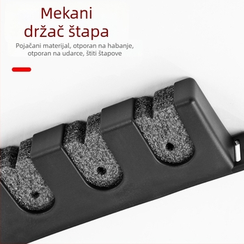 Višestruki držač za štapove za pecanje na zid bez bušenja – Titan, Kina, Plastika