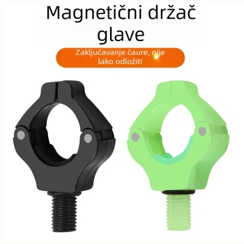 Plastični magnetski držač štapa za pecanje s europskim prečkom, spiralnim sučeljem, najlonski konektor (ABS magnet)