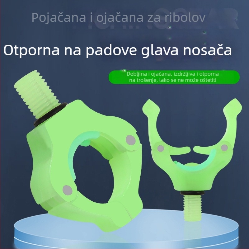 Plastični magnetski držač štapa za pecanje s europskim prečkom, spiralnim sučeljem, najlonski konektor (ABS magnet)