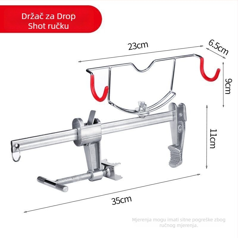 Držač štapa za most i brod, otporan na vjetar, montiran na šinu, višestruki držač štapa, aluminijska legura